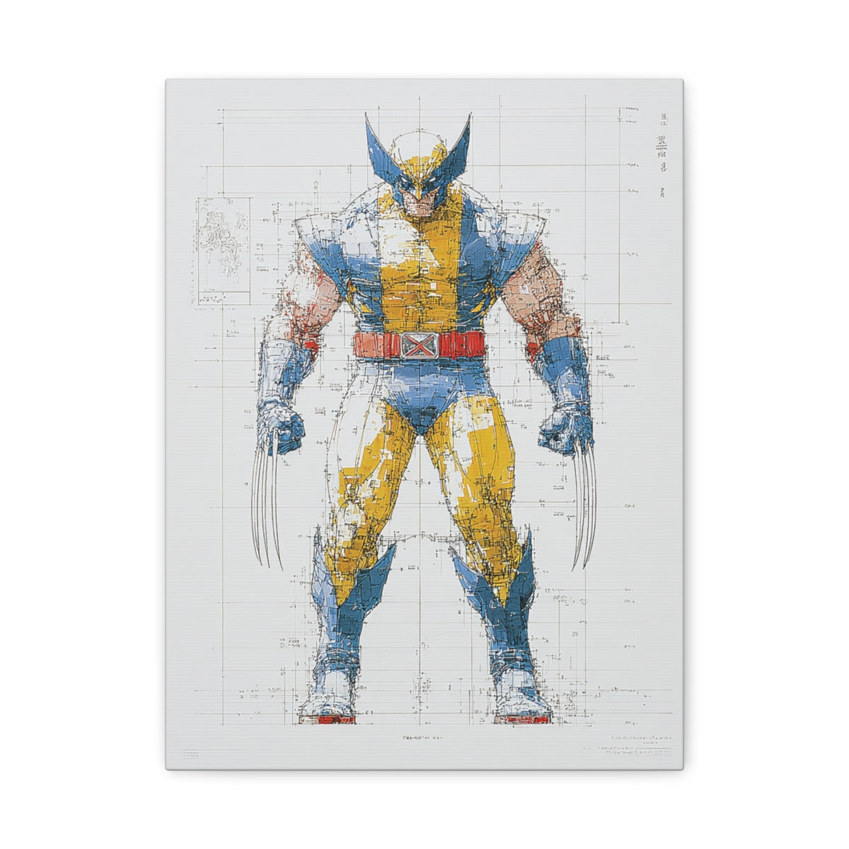 Hero-Verse Canvas Art - Bold Comic-Inspired Wall Print