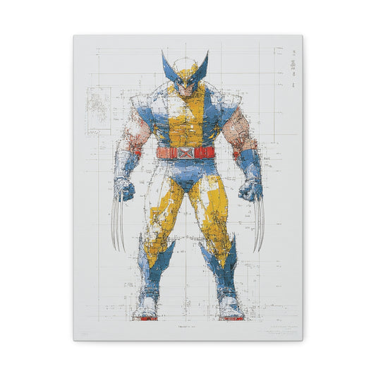 Hero-Verse Canvas Art - Bold Comic-Inspired Wall Print