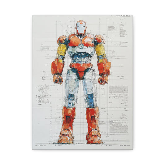 Hero-Verse Canvas Art - Bold Comic-Inspired Wall Print