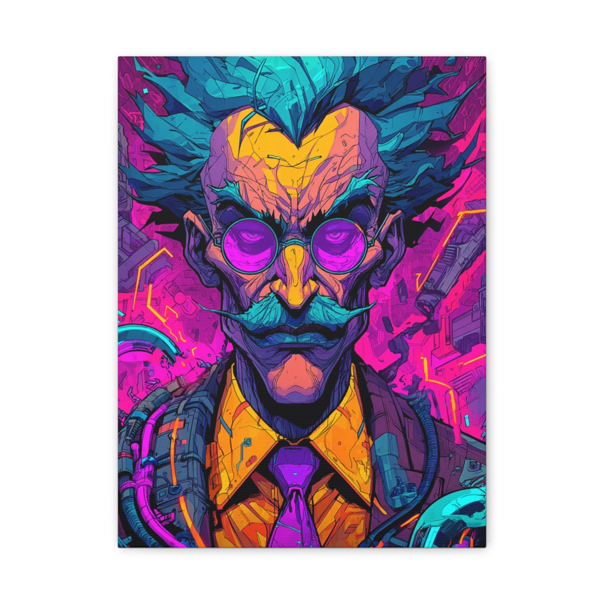 Hero-Verse Canvas Art - Bold Comic-Inspired Wall Print