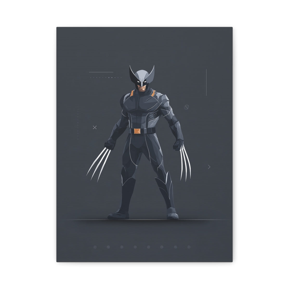 Hero-Verse Canvas Art - Bold Comic-Inspired Wall Print