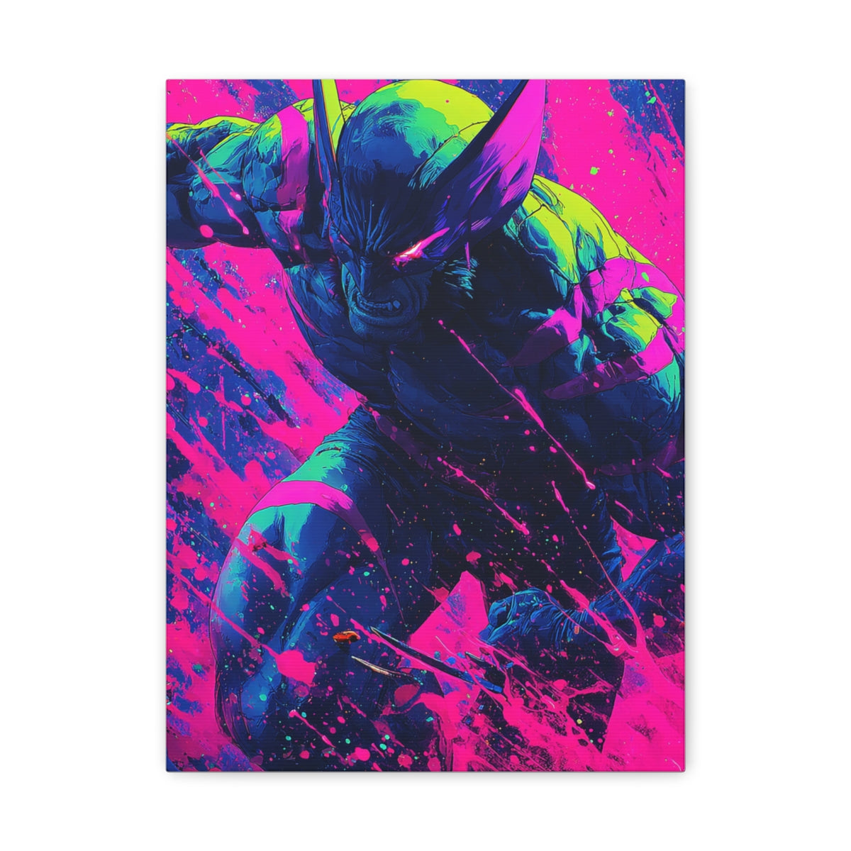 Hero-Verse Canvas Art - Bold Comic-Inspired Wall Print