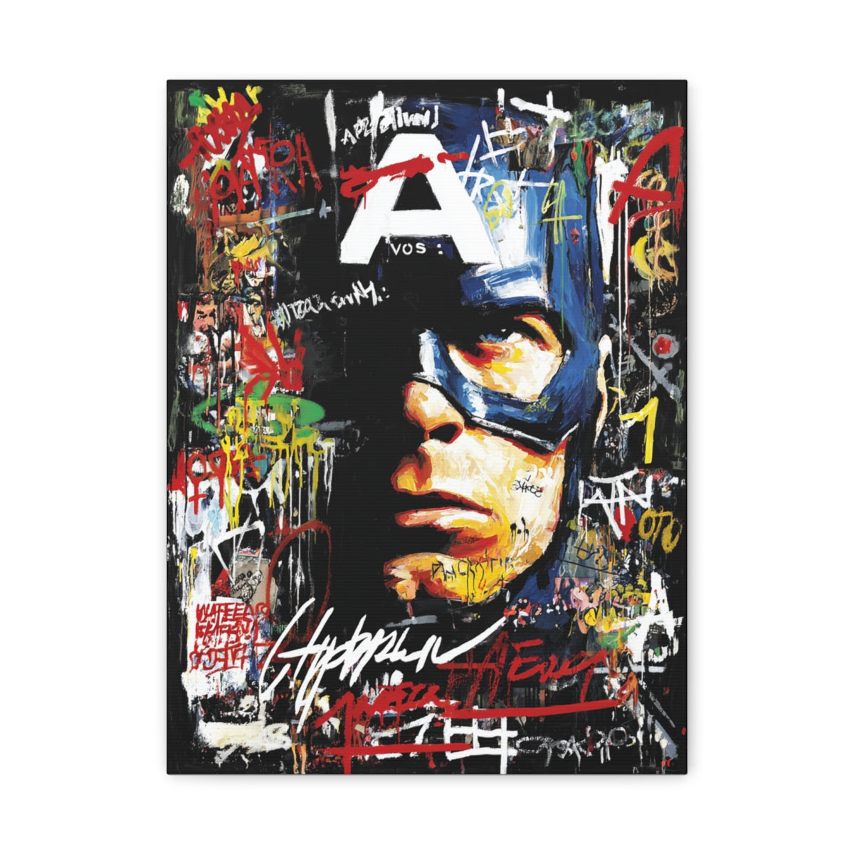 Hero-Verse Canvas Art - Bold Comic-Inspired Wall Print