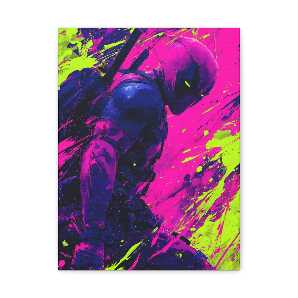 Hero-Verse Canvas Art - Bold Comic-Inspired Wall Print