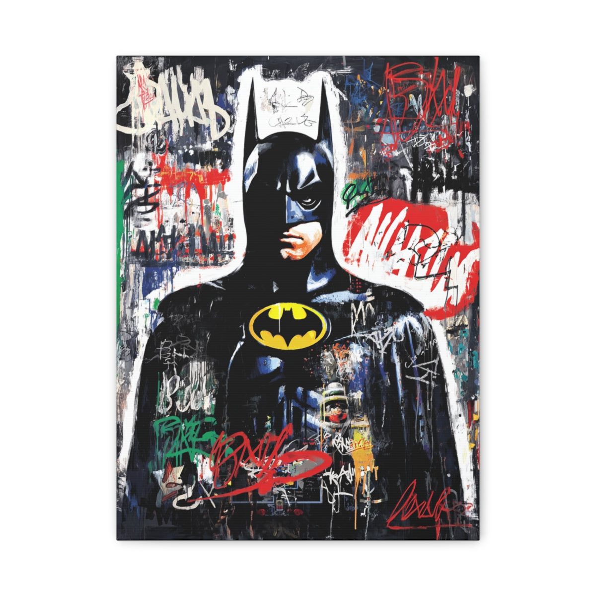 Hero-Verse Canvas Art - Bold Comic-Inspired Wall Print
