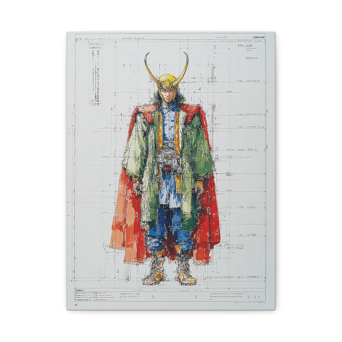 Hero-Verse Canvas Art - Bold Comic-Inspired Wall Print