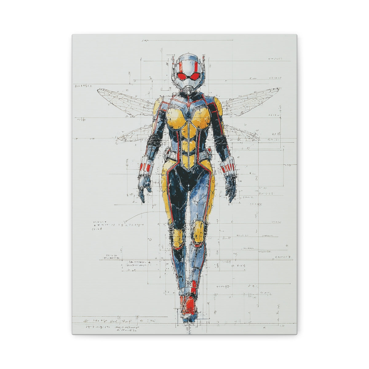 Hero-Verse Canvas Art - Bold Comic-Inspired Wall Print