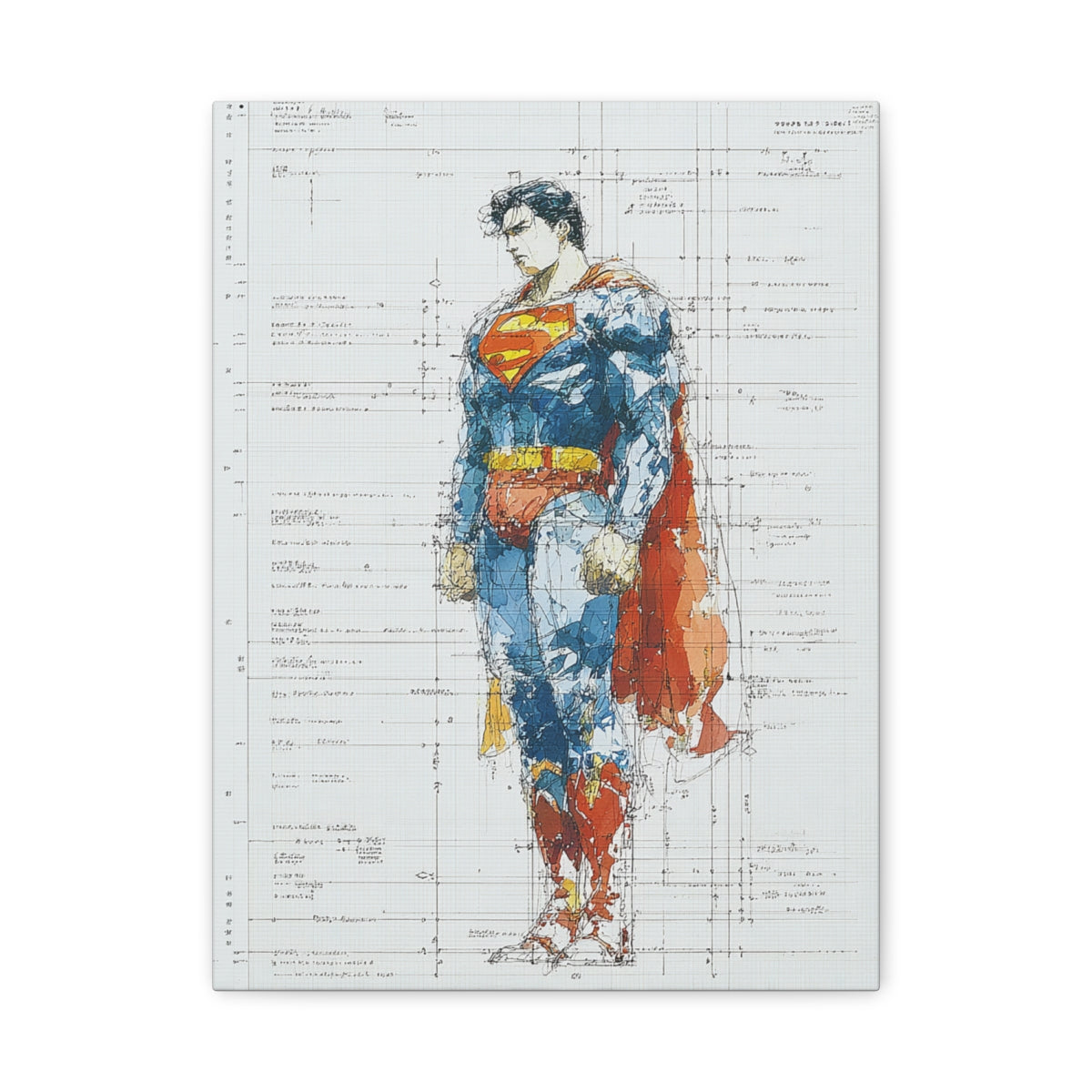 Hero-Verse Canvas Art - Bold Comic-Inspired Wall Print