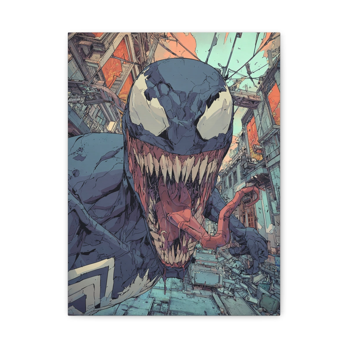 Hero-Verse Canvas Art - Bold Comic-Inspired Wall Print