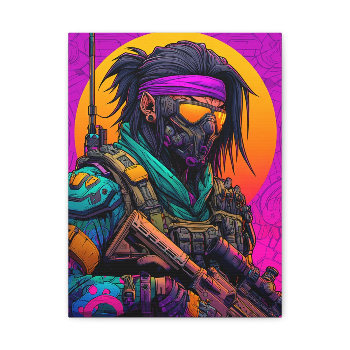 Hero-Verse Canvas Art - Bold Comic-Inspired Wall Print