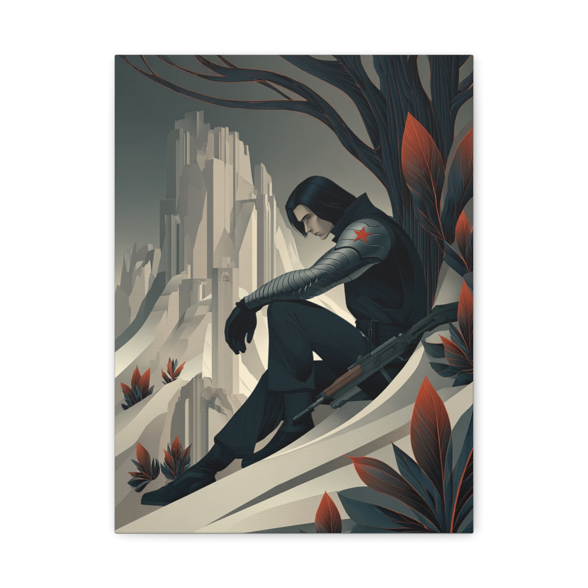 Hero-Verse Canvas Art - Bold Comic-Inspired Wall Print