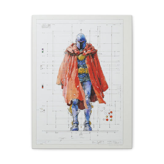 Hero-Verse Canvas Art - Bold Comic-Inspired Wall Print