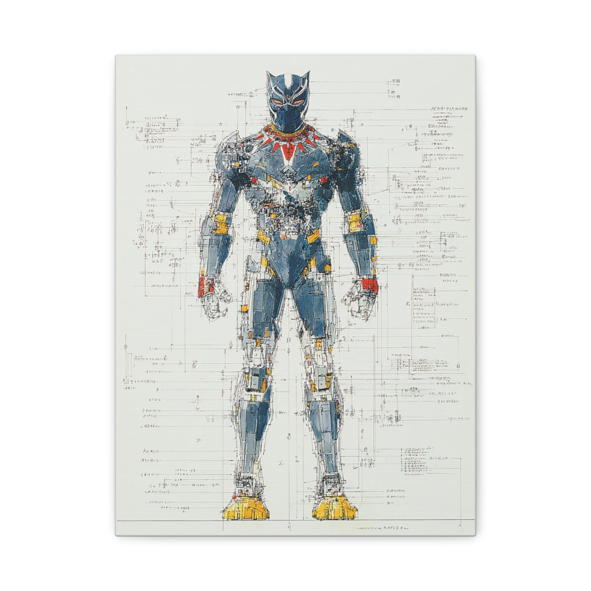 Hero-Verse Canvas Art - Bold Comic-Inspired Wall Print