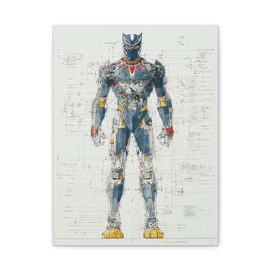 Hero-Verse Canvas Art - Bold Comic-Inspired Wall Print