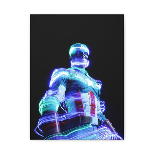 Hero-Verse Canvas Art - Bold Comic-Inspired Wall Print