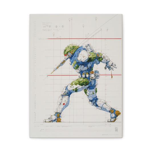 Hero-Verse Canvas Art - Bold Comic-Inspired Wall Print