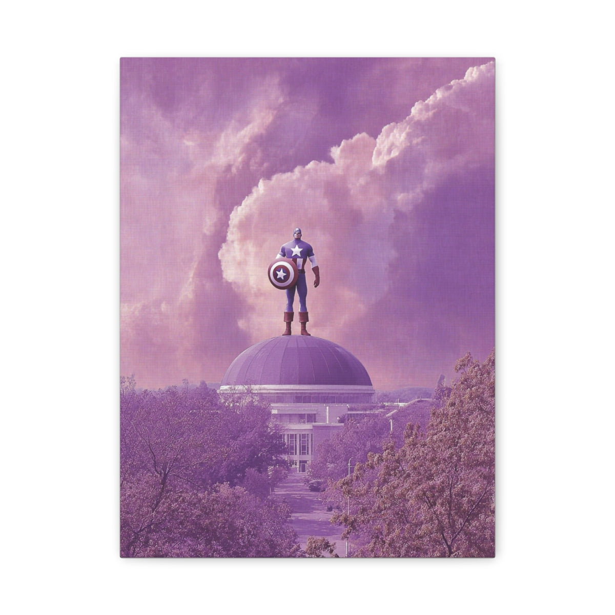 Hero-Verse Canvas Art - Bold Comic-Inspired Wall Print