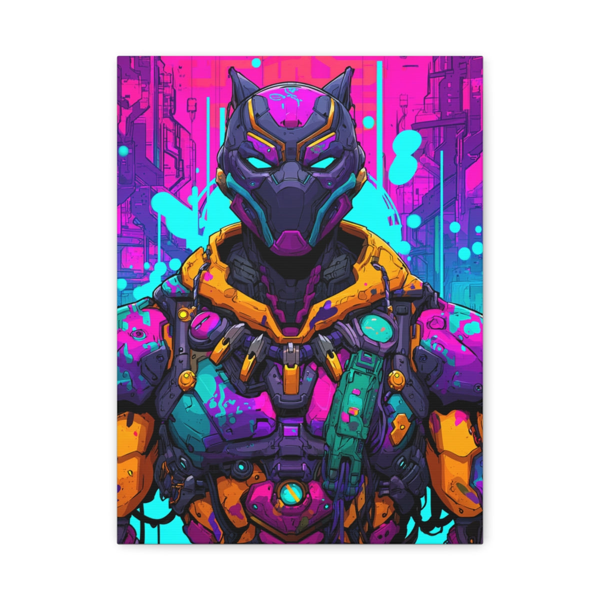 Hero-Verse Canvas Art - Bold Comic-Inspired Wall Print