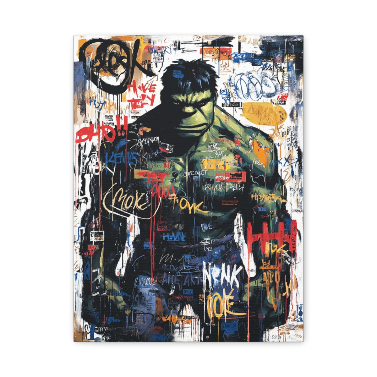 Hero-Verse Canvas Art - Bold Comic-Inspired Wall Print
