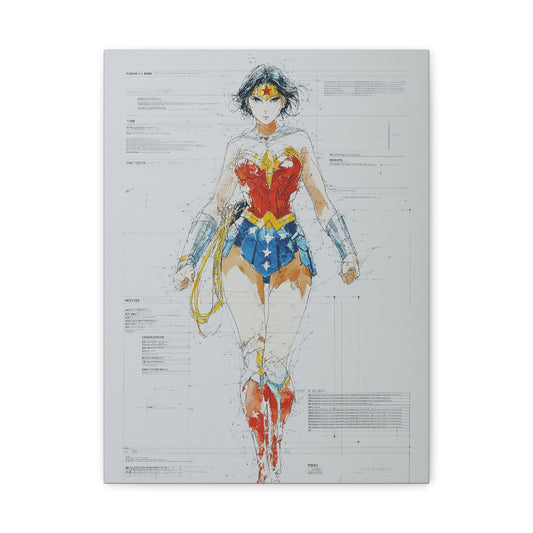 Hero-Verse Canvas Art - Bold Comic-Inspired Wall Print