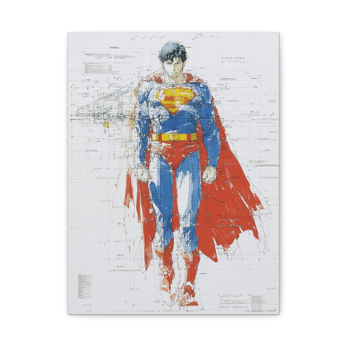 Hero-Verse Canvas Art - Bold Comic-Inspired Wall Print