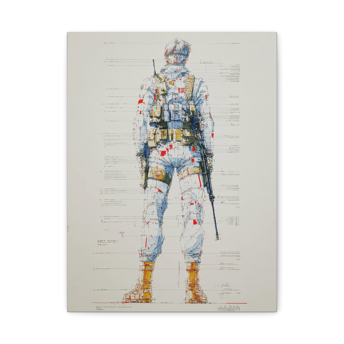 Hero-Verse Canvas Art - Bold Comic-Inspired Wall Print