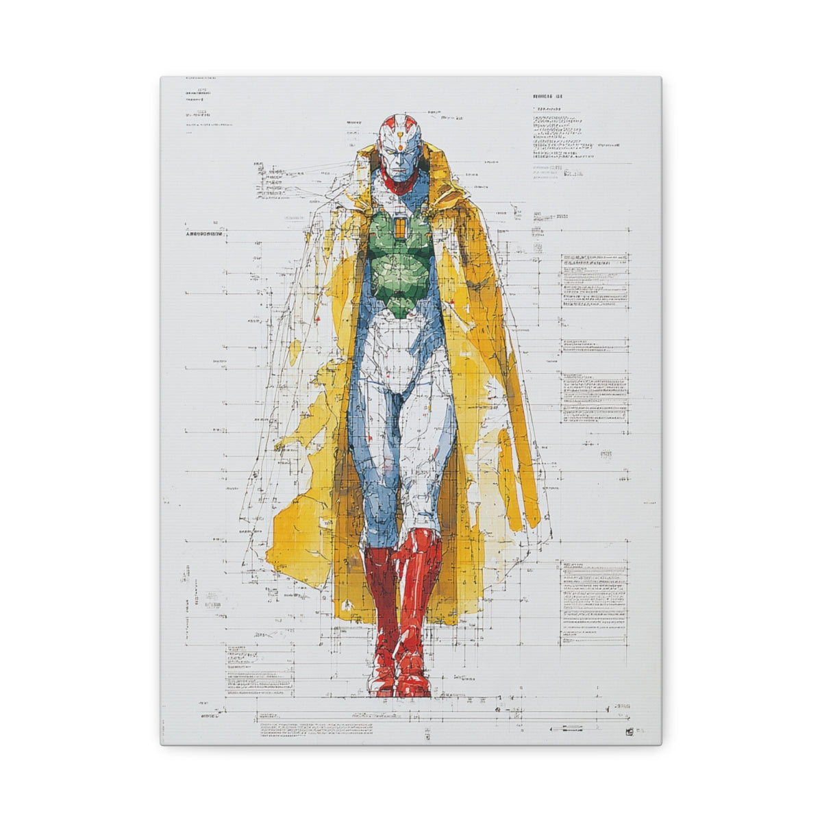 Hero-Verse Canvas Art - Bold Comic-Inspired Wall Print