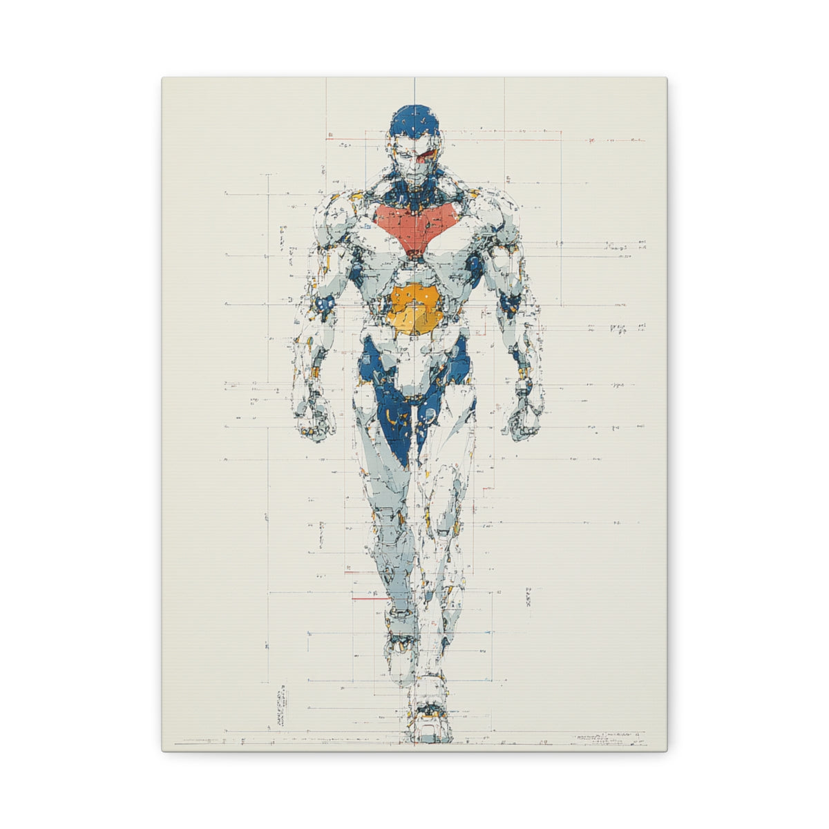 Hero-Verse Canvas Art - Bold Comic-Inspired Wall Print