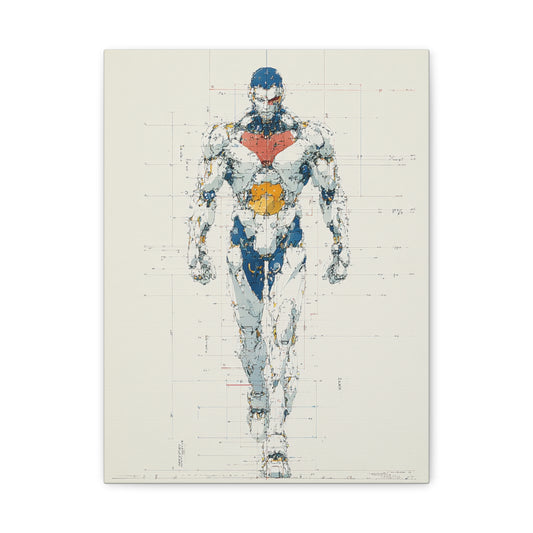 Hero-Verse Canvas Art - Bold Comic-Inspired Wall Print
