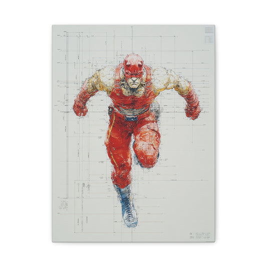Hero-Verse Canvas Art - Bold Comic-Inspired Wall Print