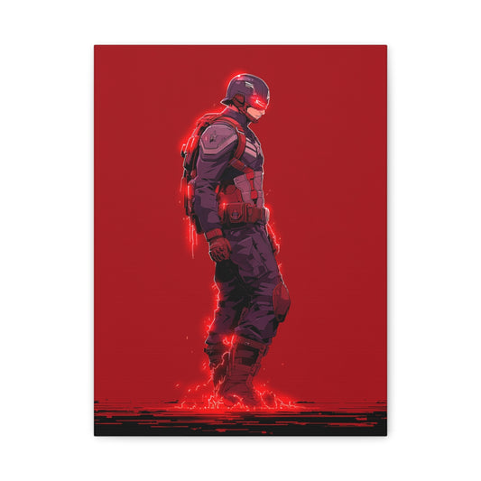 Hero-Verse Canvas Art - Bold Comic-Inspired Wall Print