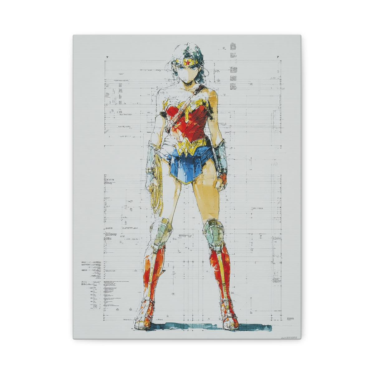 Hero-Verse Canvas Art - Bold Comic-Inspired Wall Print