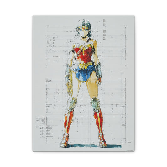 Hero-Verse Canvas Art - Bold Comic-Inspired Wall Print