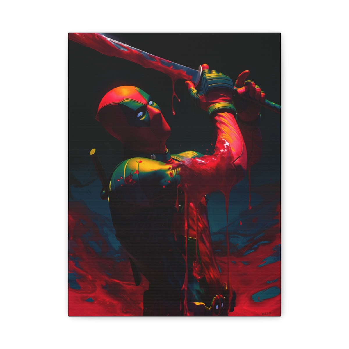 Hero-Verse Canvas Art - Bold Comic-Inspired Wall Print