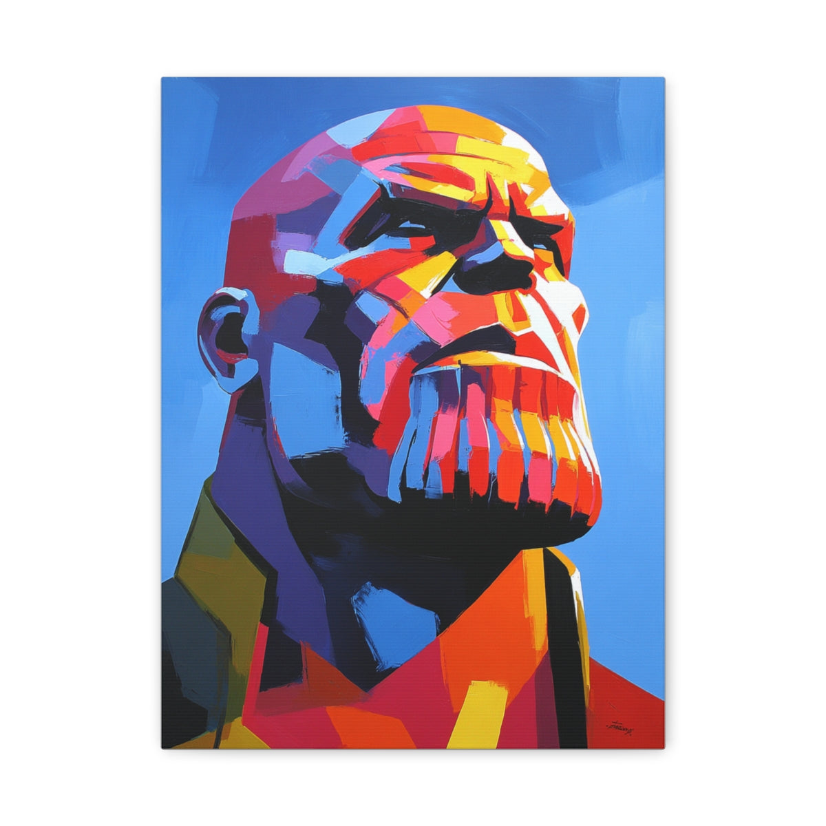 Hero-Verse Canvas Art - Bold Comic-Inspired Wall Print