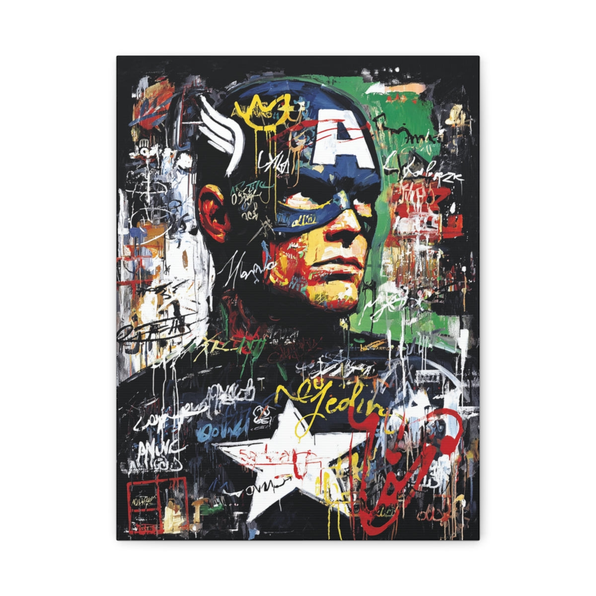 Hero-Verse Canvas Art - Bold Comic-Inspired Wall Print
