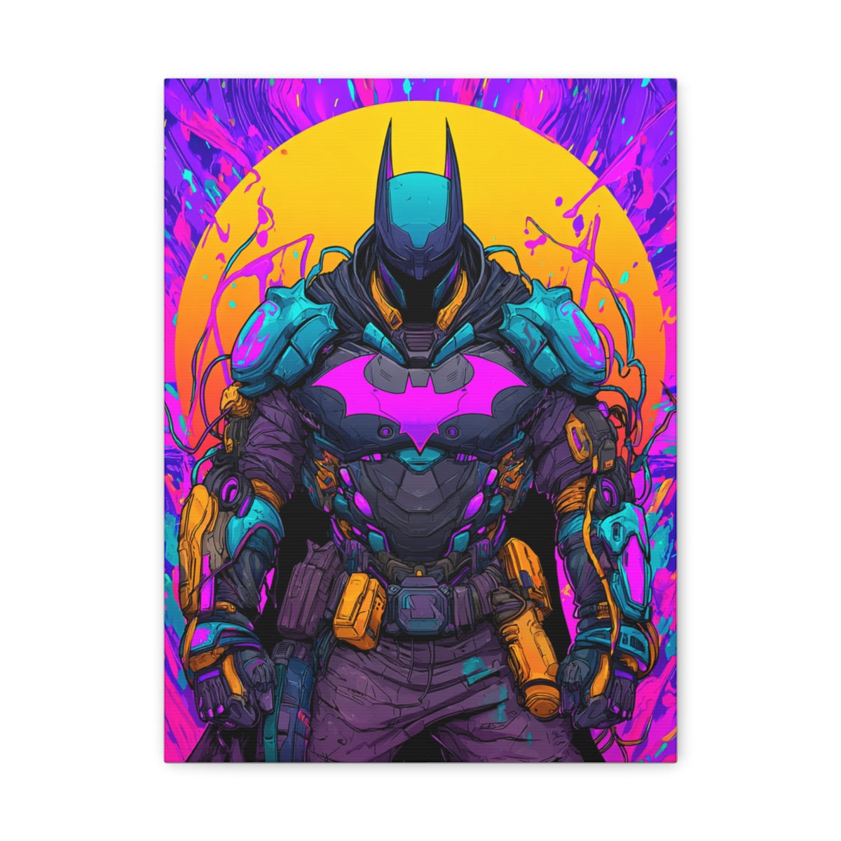 Hero-Verse Canvas Art - Bold Comic-Inspired Wall Print
