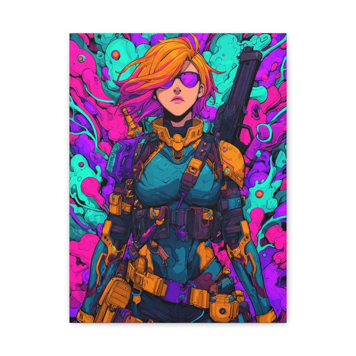 Hero-Verse Canvas Art - Bold Comic-Inspired Wall Print