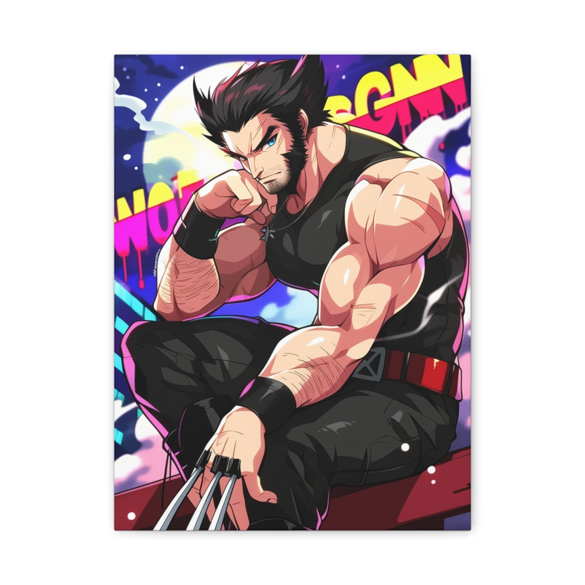 Hero-Verse Canvas Art - Bold Comic-Inspired Wall Print