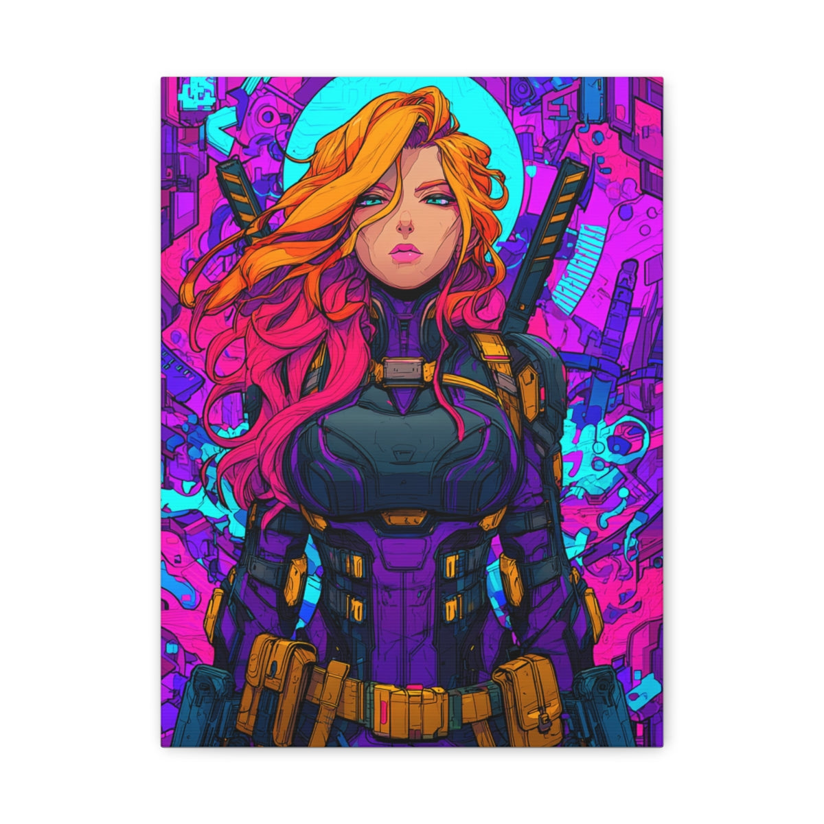 Hero-Verse Canvas Art - Bold Comic-Inspired Wall Print