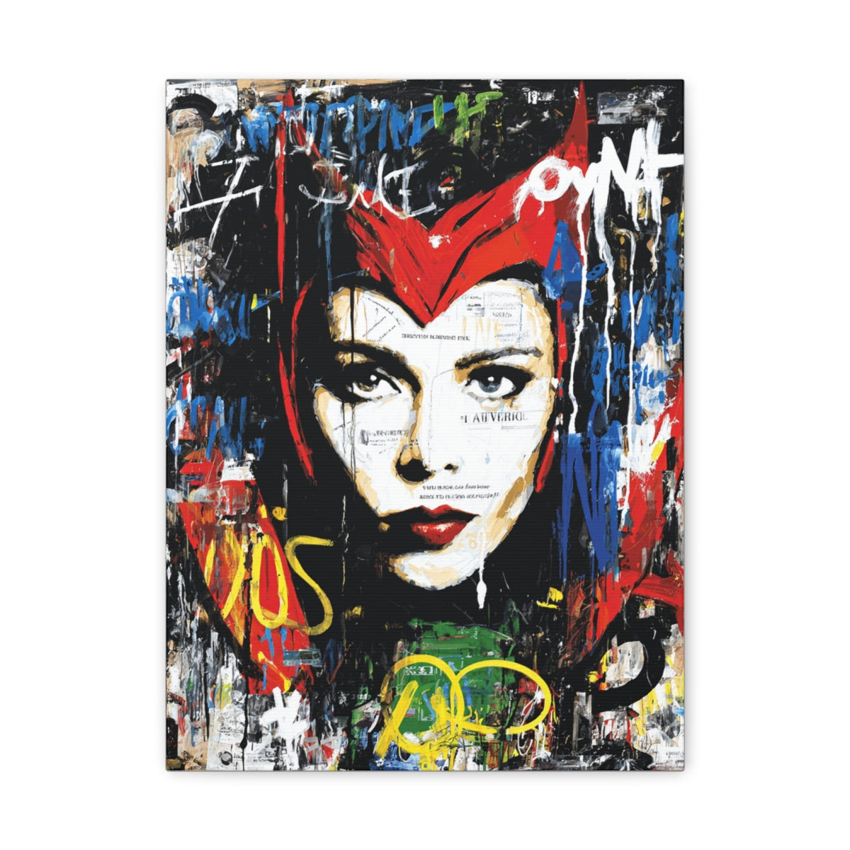 Hero-Verse Canvas Art - Bold Comic-Inspired Wall Print