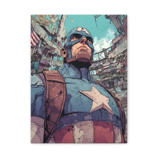 Hero-Verse Canvas Art - Bold Comic-Inspired Wall Print