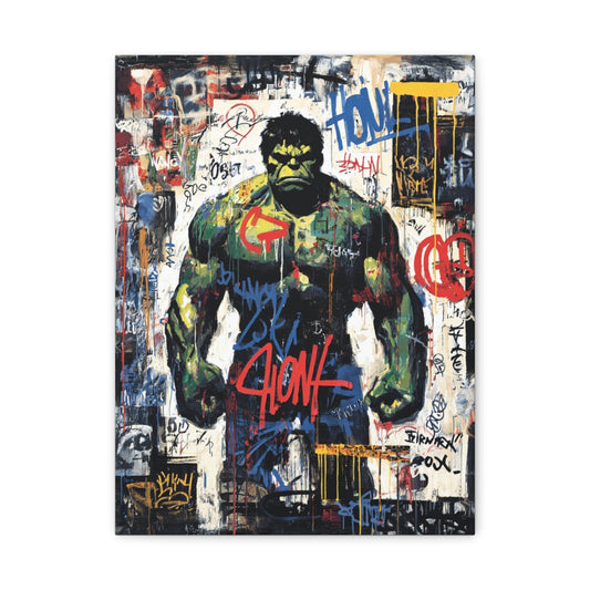 Hero-Verse Canvas Art - Bold Comic-Inspired Wall Print