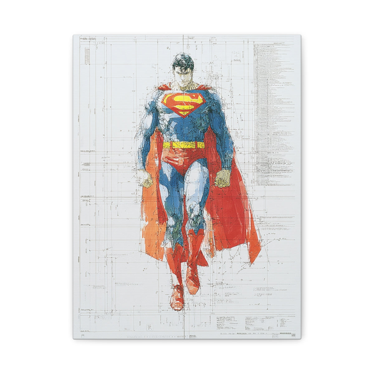Hero-Verse Canvas Art - Bold Comic-Inspired Wall Print