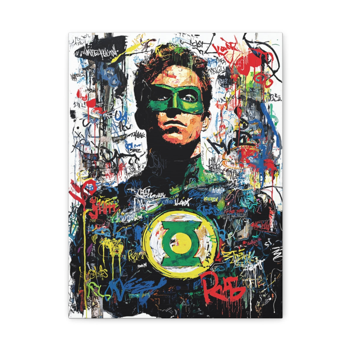 Hero-Verse Canvas Art - Bold Comic-Inspired Wall Print