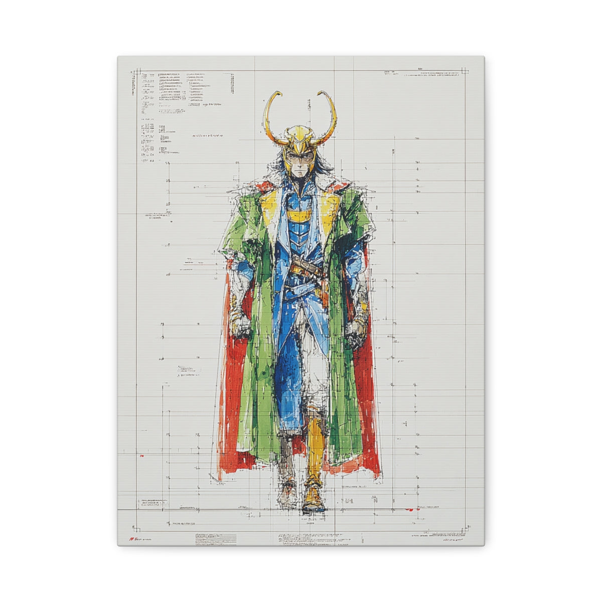 Hero-Verse Canvas Art - Bold Comic-Inspired Wall Print