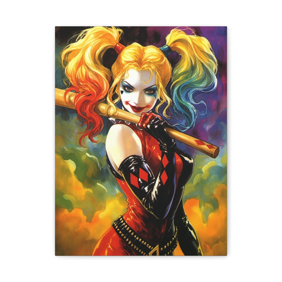 Hero-Verse Canvas Art - Bold Comic-Inspired Wall Print