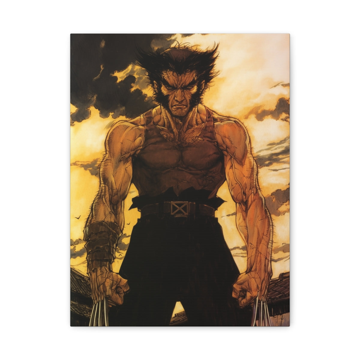 Hero-Verse Canvas Art - Bold Comic-Inspired Wall Print