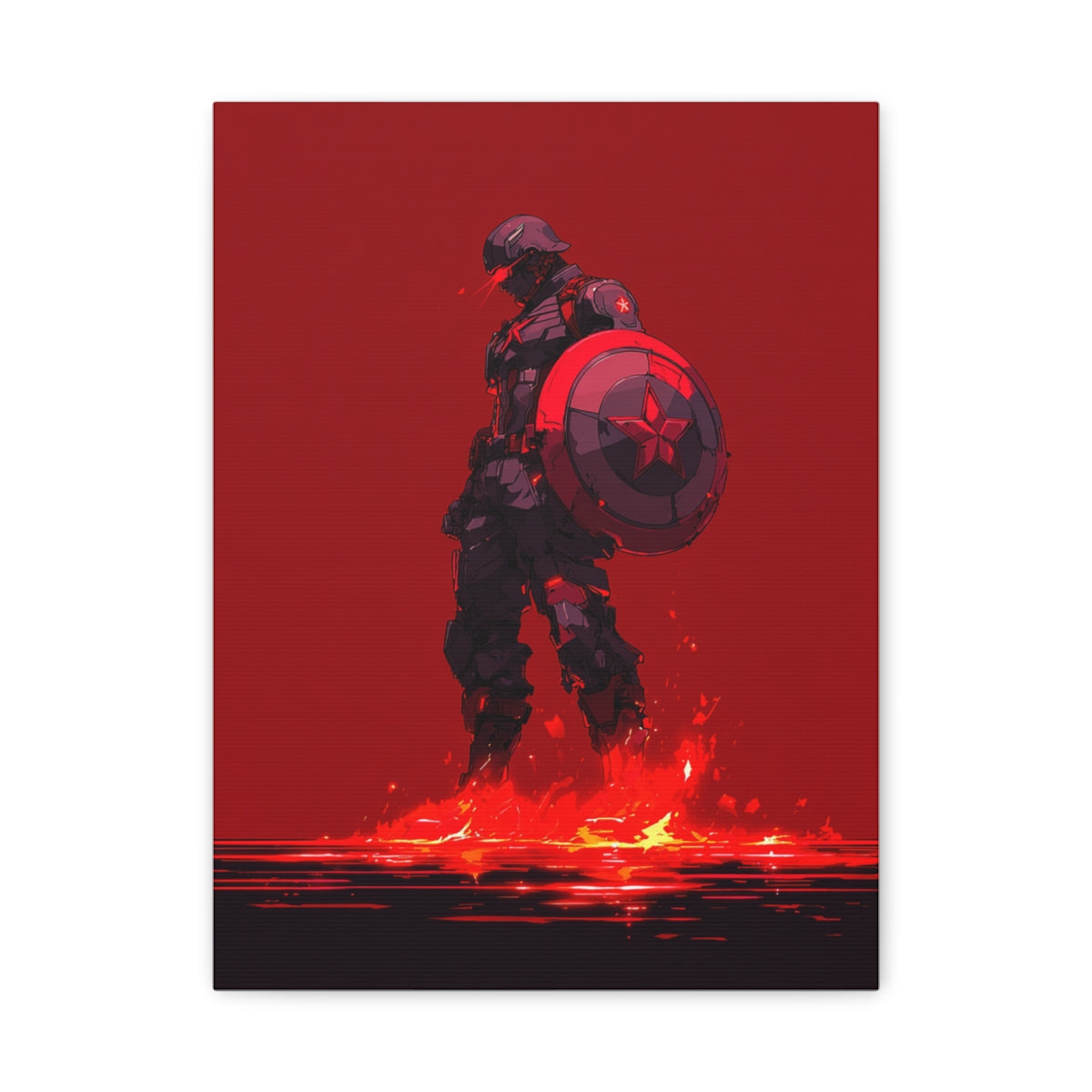 Hero-Verse Canvas Art - Bold Comic-Inspired Wall Print