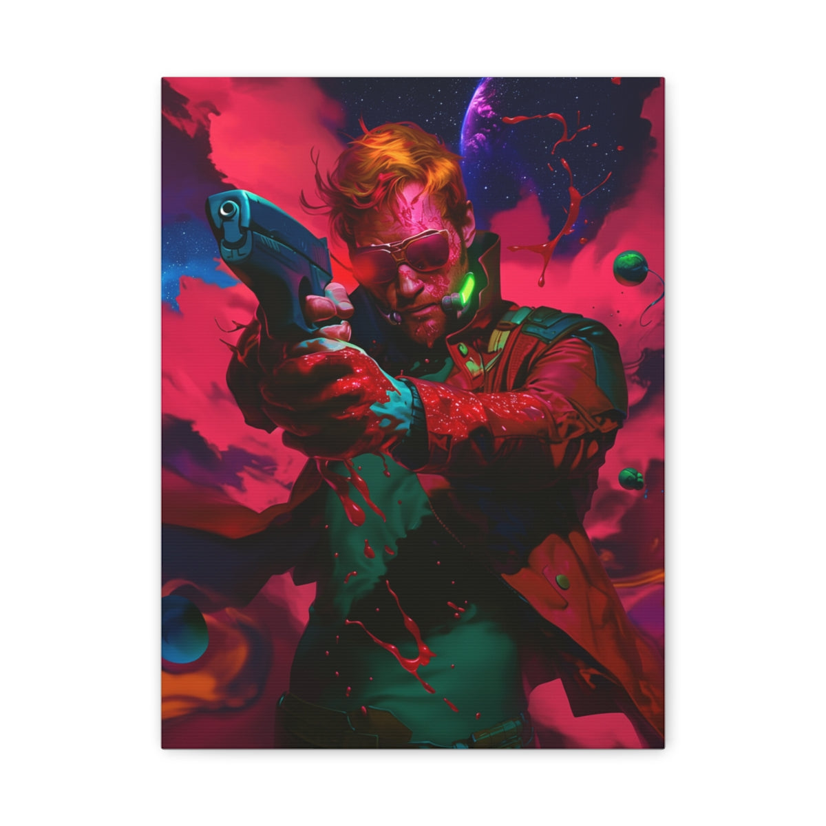 Hero-Verse Canvas Art - Bold Comic-Inspired Wall Print